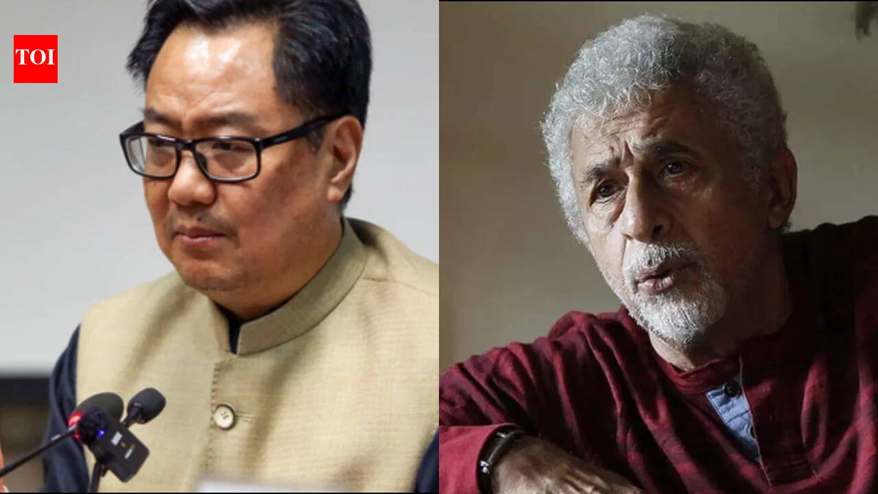 'Never knew he was dangerous’: Rijiju reacts to Naseeruddin's 'deemagi naxal' post