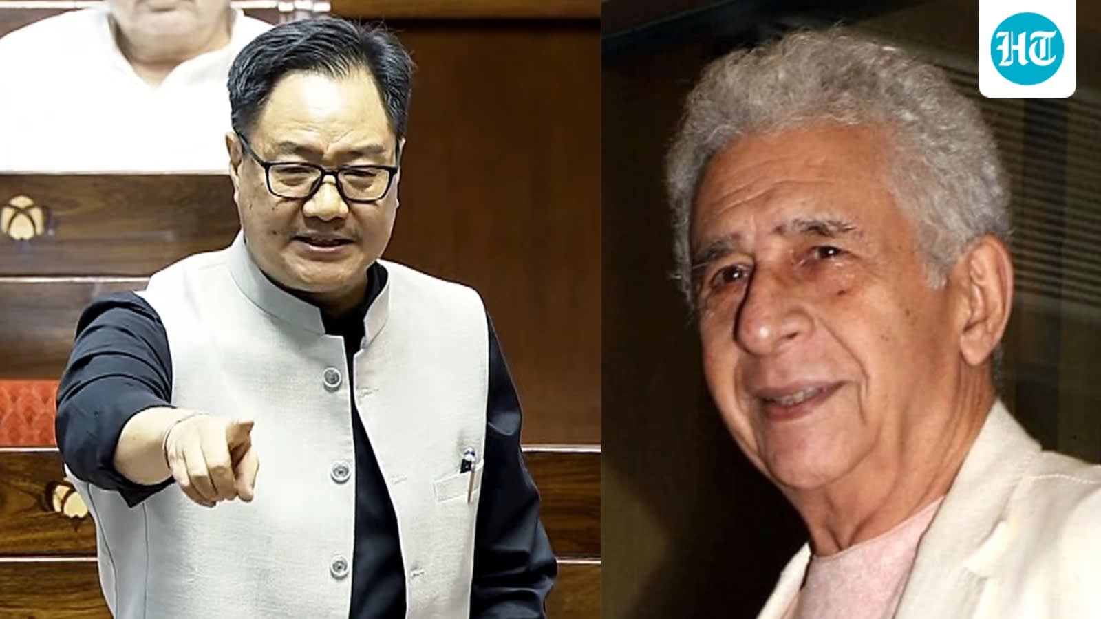 BJP's Kiren Rijiju calls Naseeruddin Shah ‘dangerous urban Dimagi Naxal’ after actor backs Jamia students