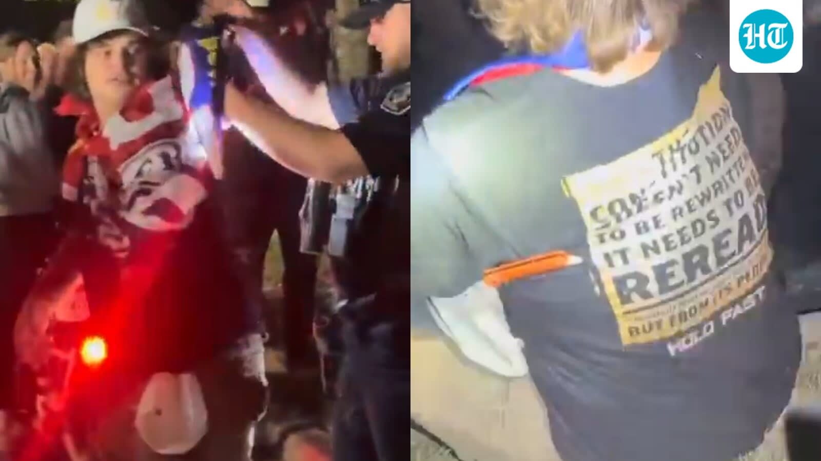 Trump supporter stabbed in Ohio during POTUS' midterms campaign; chilling video shows knife stuck in back