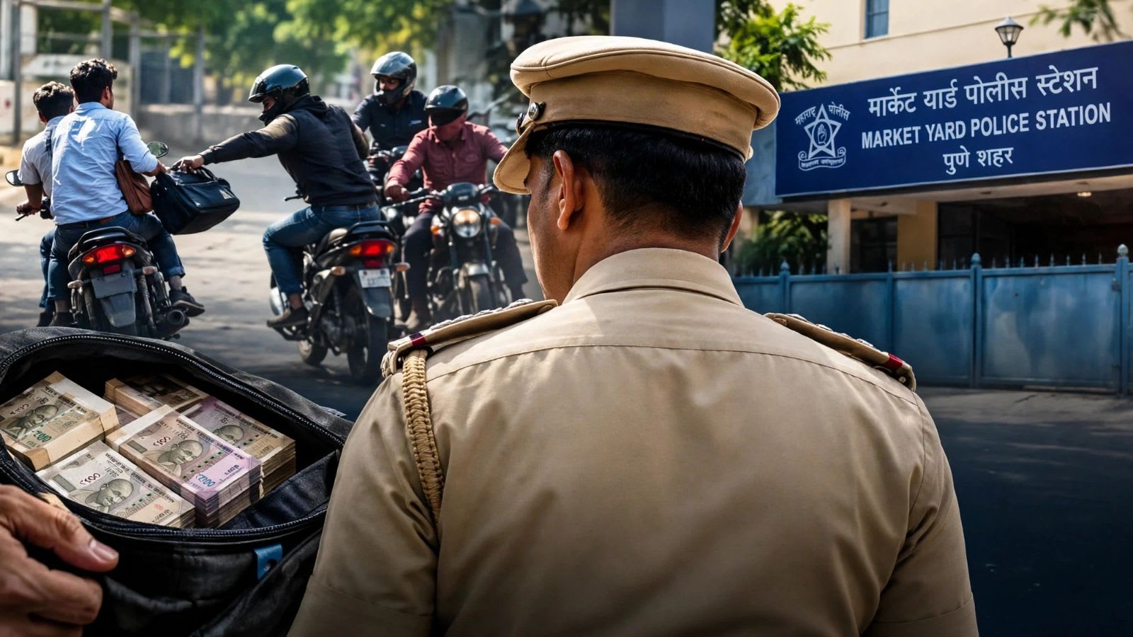 Robbery of Rs 30 lakhs registered as ‘bag missing’ case, police officer suspended