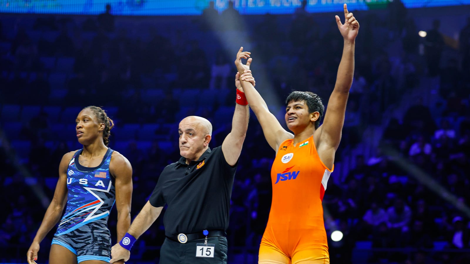 Tanu Sharma, daughter of a Sanskrit teacher is now wrestling Worlds medallist