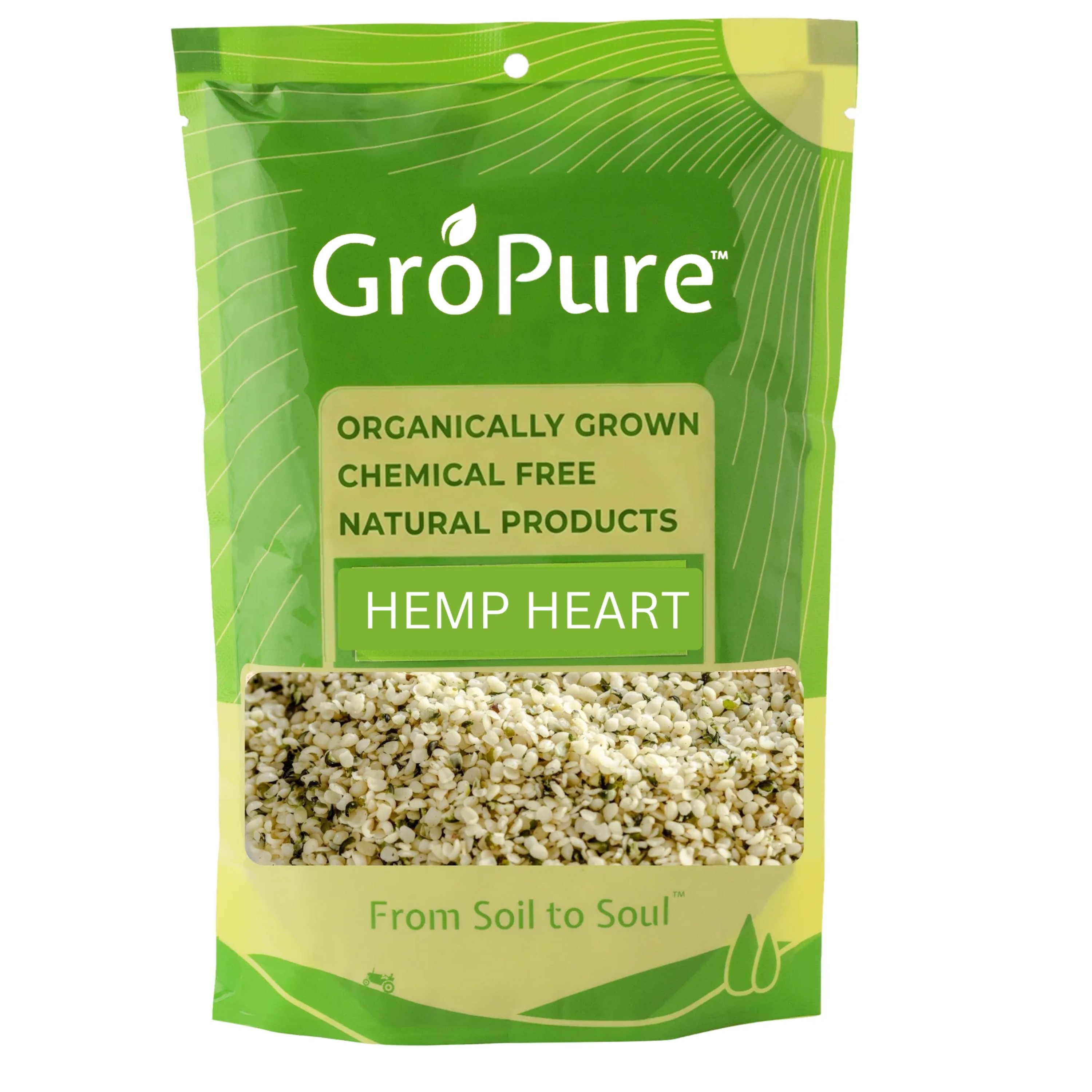 GroPure Organic Hemp Hearts pack
