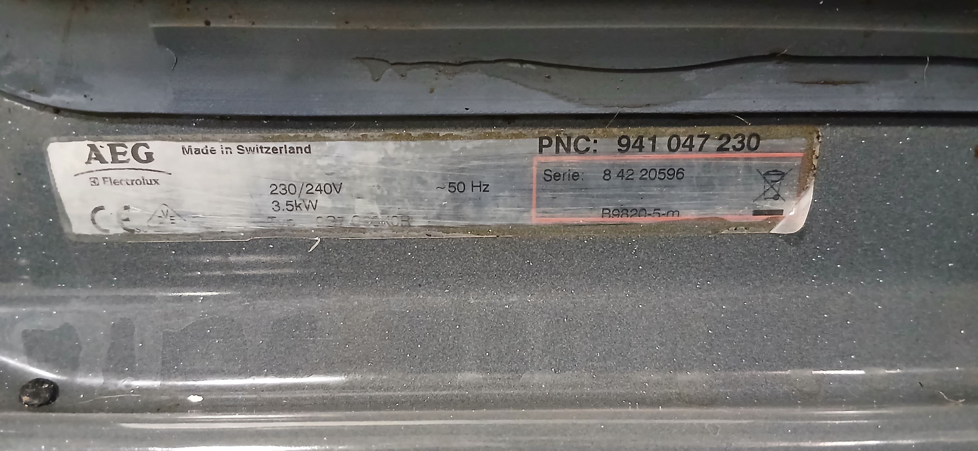 Духова шафа AEG  B9820-5-M