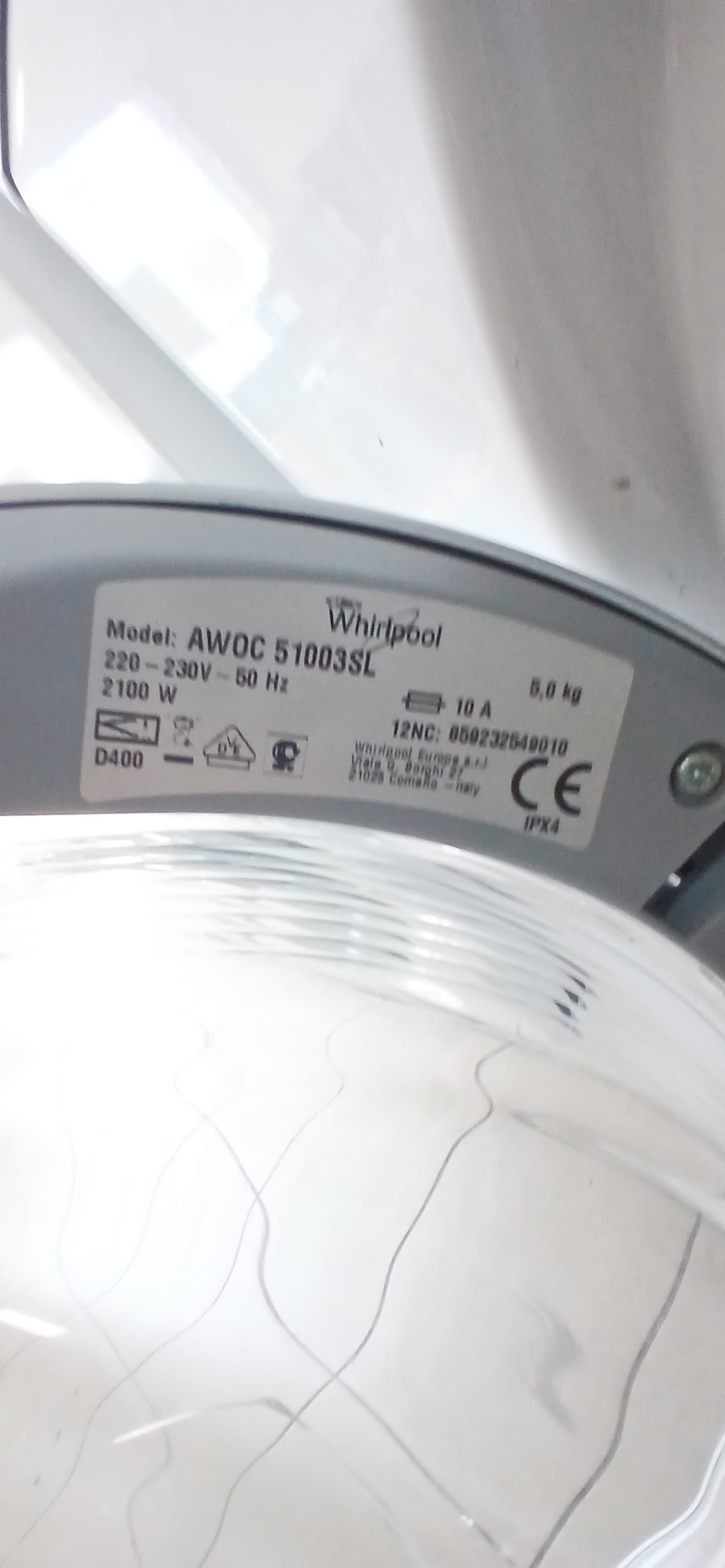 Пральна машина Whirpool AWOG51003SL