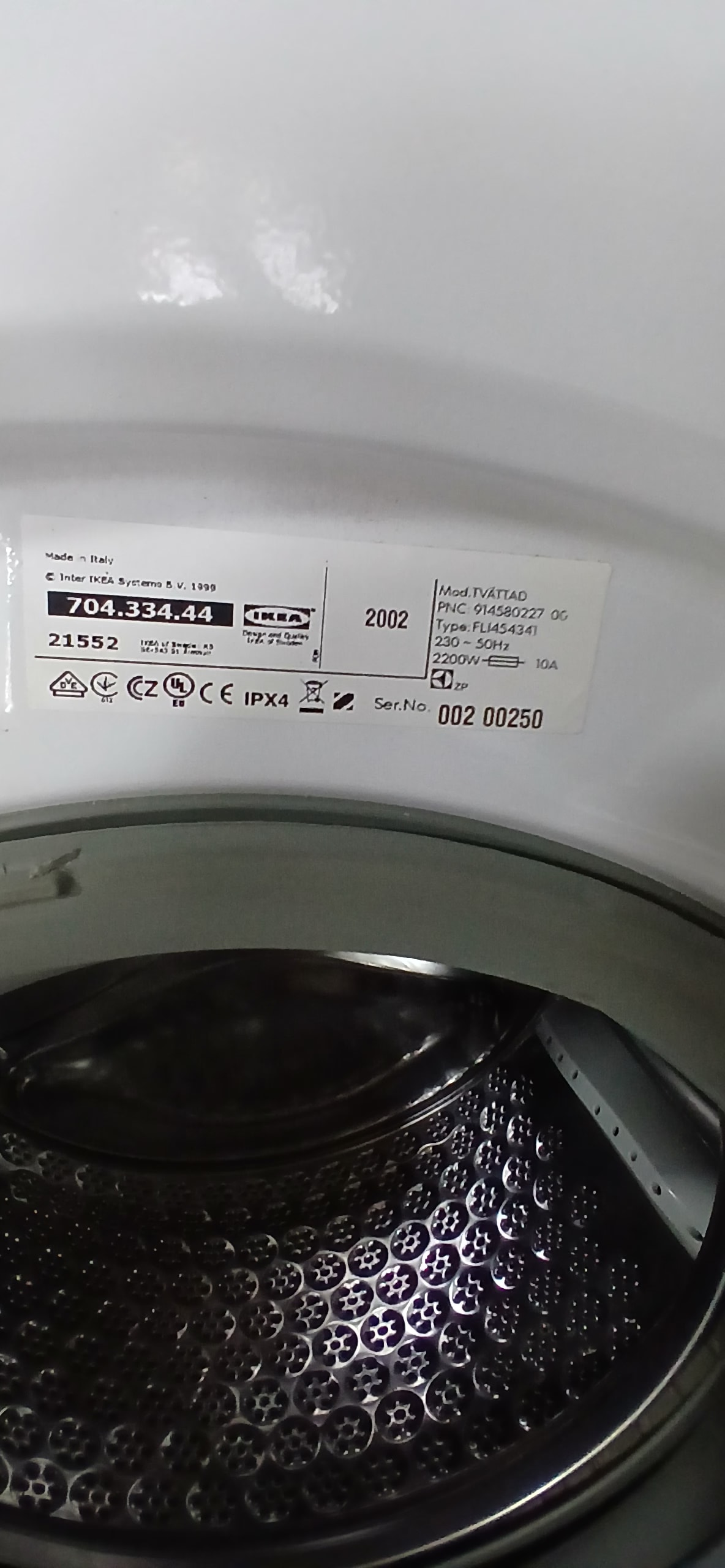 Пральна машина IKEA TVATTAD