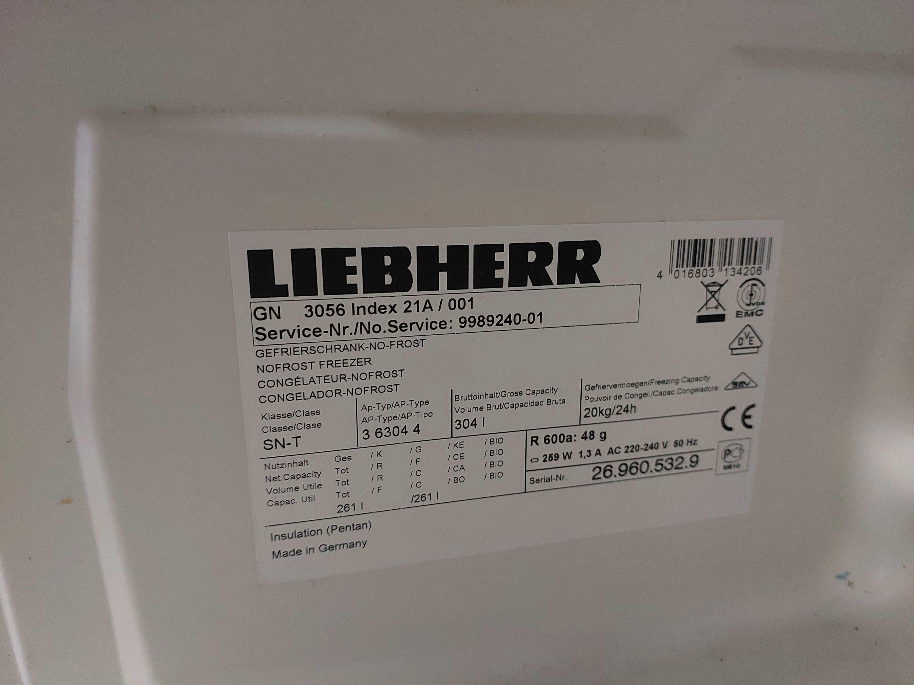 Морозильна камера Liebherr GN 3056 — Liebherr, б/у, Львів