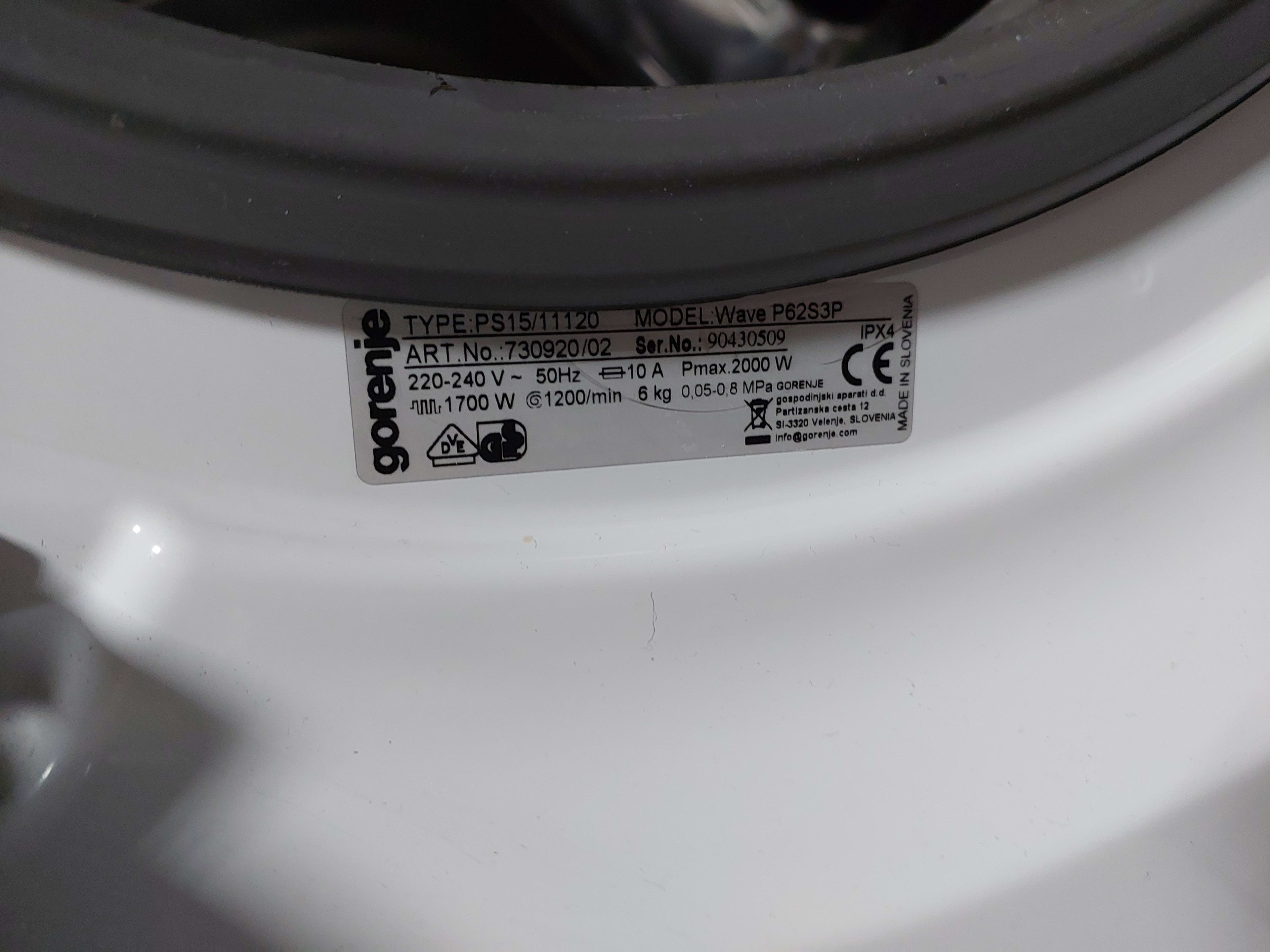 Пральна машина Gorenje Wave P62S3P — Gorenje, б/у, Львів