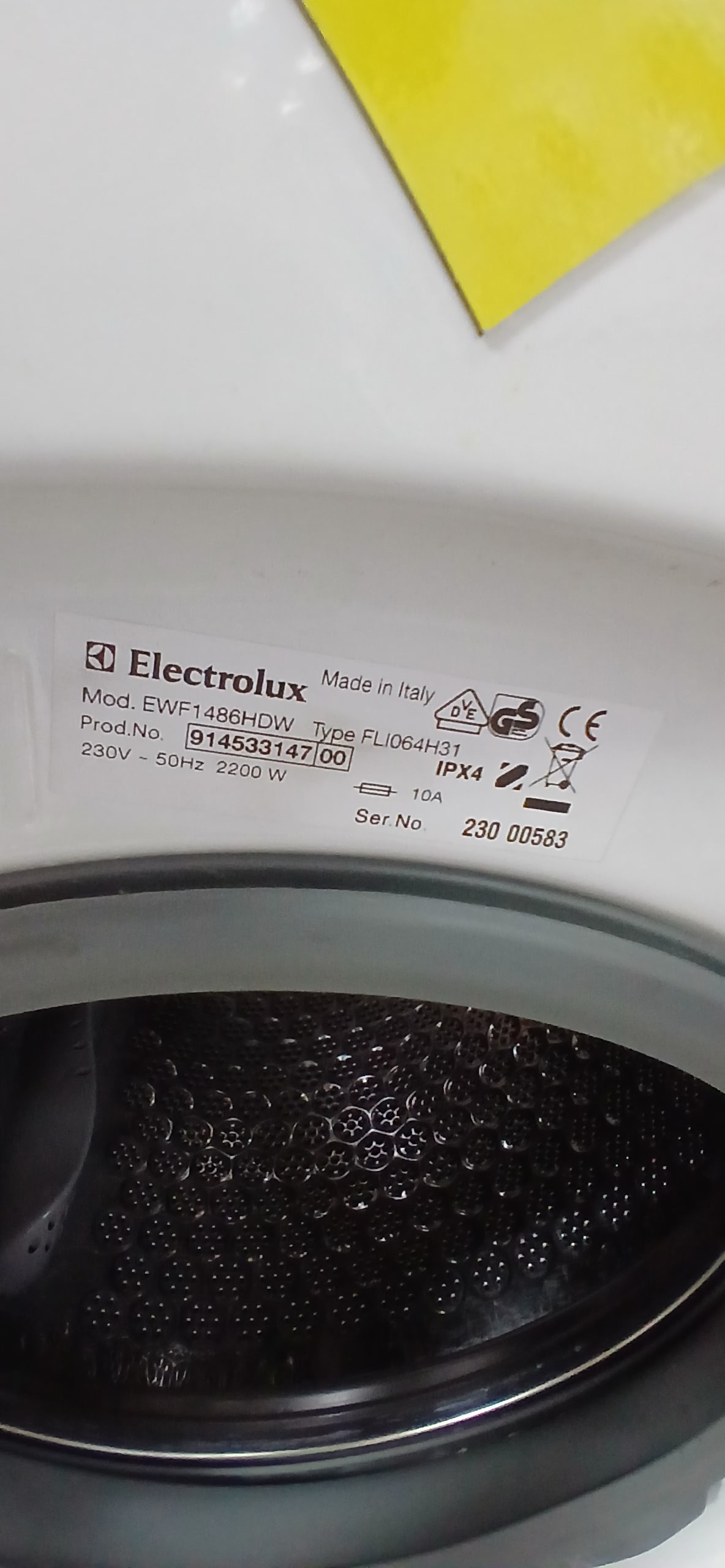 Пральна машина Electrolux EWF1486HDW