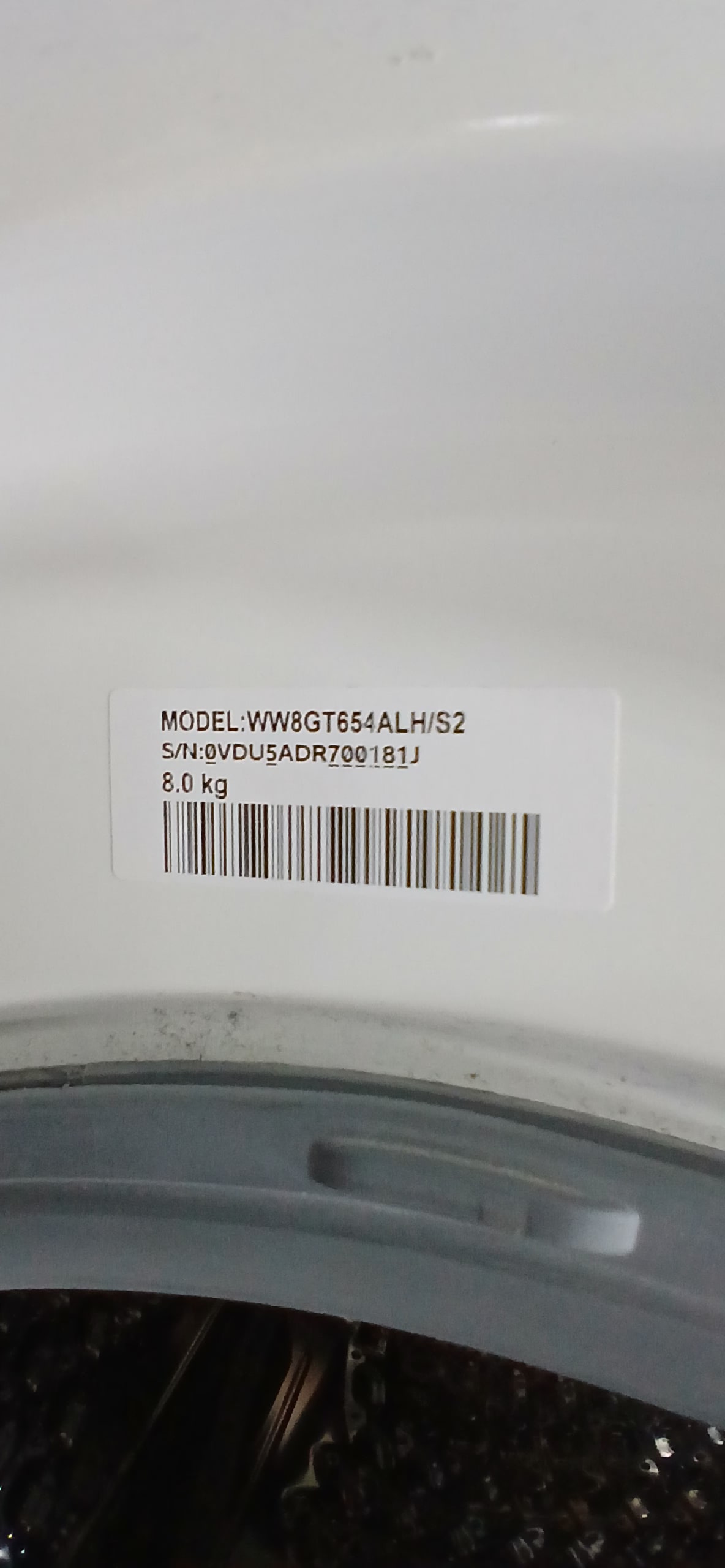Пральна машина Samsung WW8GT654ALH