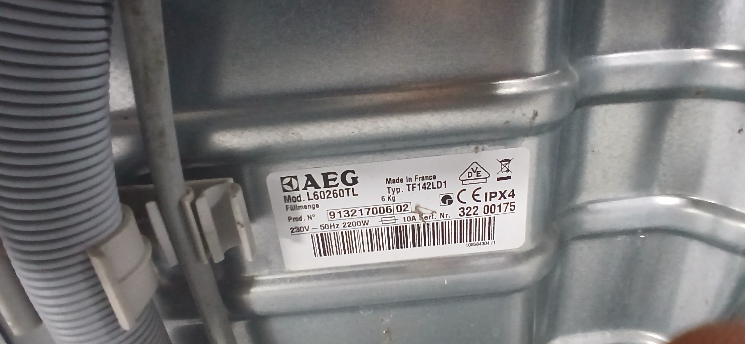 Пральна машина AEG L60260TL