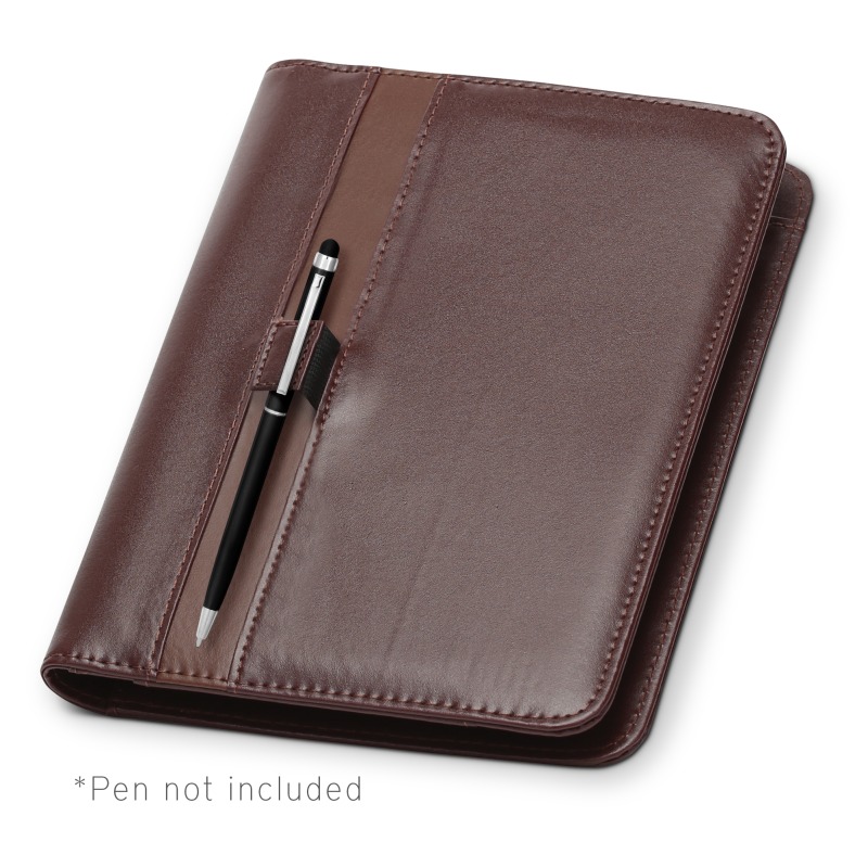 S368 St. Thomas Junior Padfolio BROWN BLANK