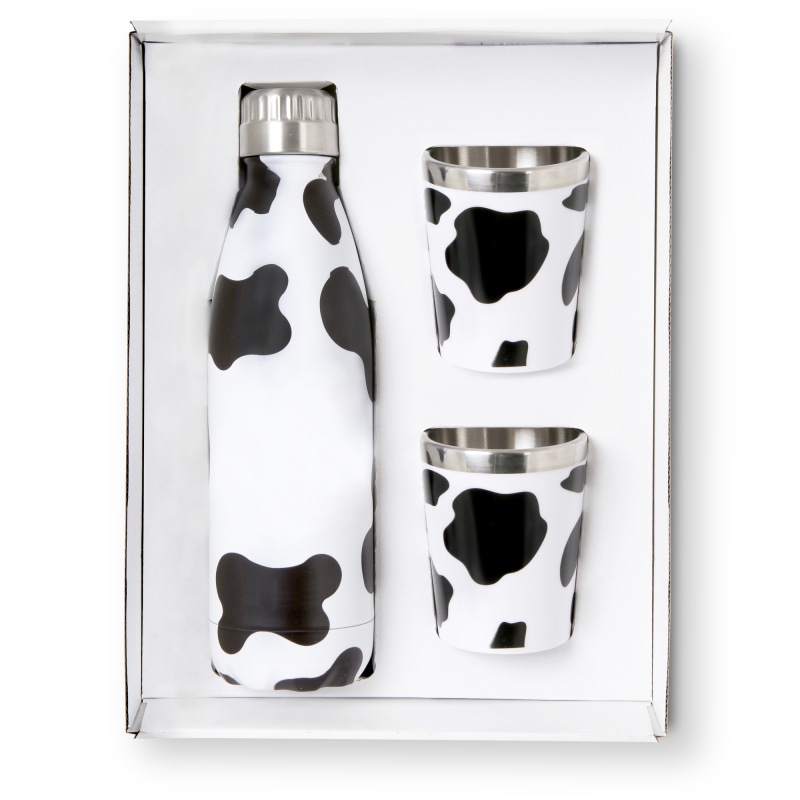 GT-69CW Stainless Steel Bottle & Tumblers Gift Set BLANK