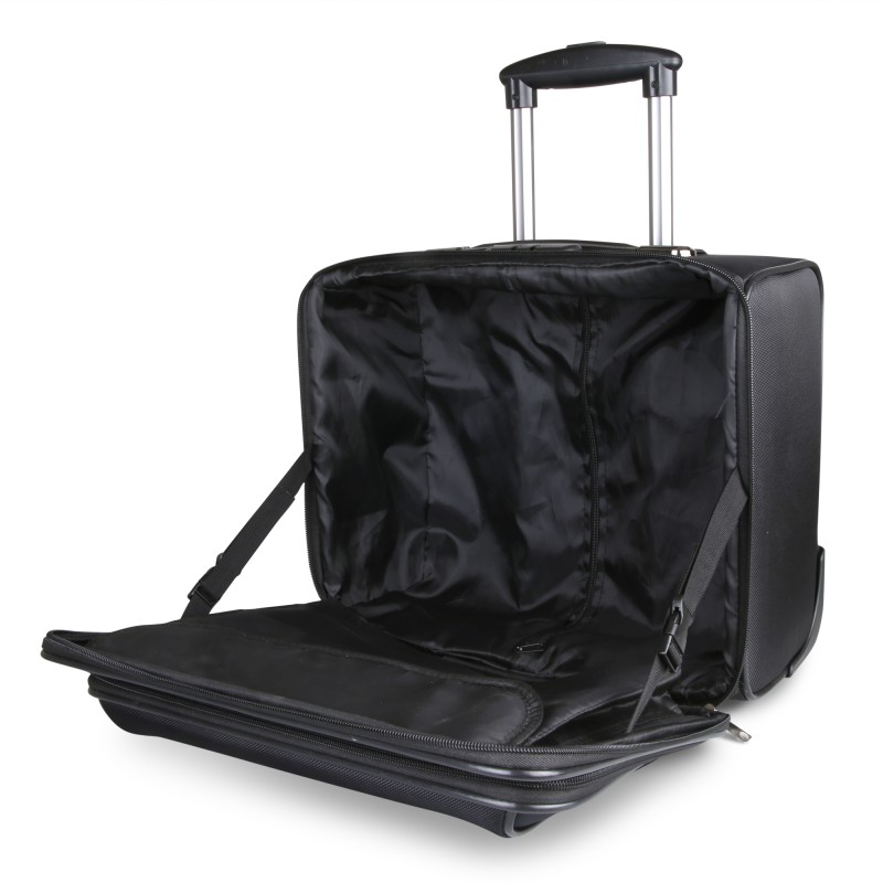 912T 14.1 Laptop Wheeled Pilot Case OPEN