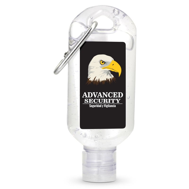 PE-25 2oz Hand Sanitizer With Carabiner