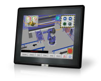 DM-F12A-R-R30 12" Touch monitor