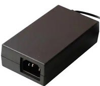 Power adapter 12V-60W w-screw plug