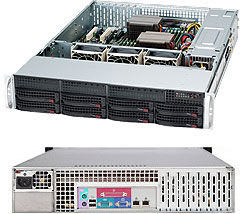 CSE-825TQ-600LPB 2U kabinett