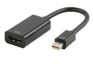 LinkIT MiniDisplayport - HDMI. svart. ad