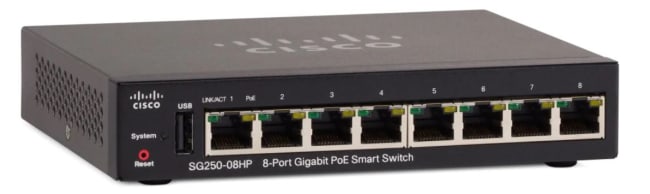 Cisco SG250-08HP 8-Port Gigabit PoE