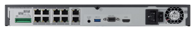 WRN-810S-8CH-6TB Wisenet WAVE 1U PoE NVR