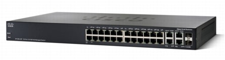 Cisco CBS350-24FP-4G-EU 24 porter Gigabit PoE+