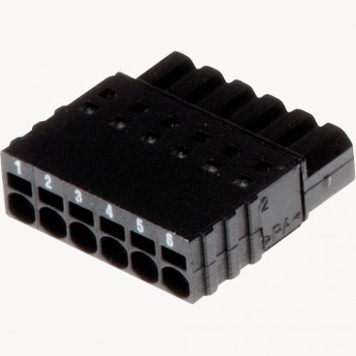 AXIS Connector A 6-pin 2.5 Straight 10pc