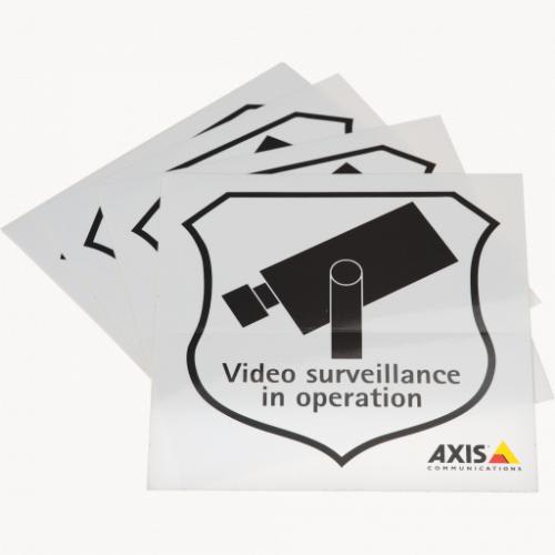 AXIS Surveillance Sticker, 50 pcs
