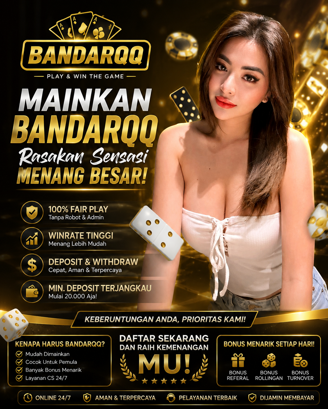 BandarQQ : Agen Terbaik Penyedia Game Kartu Bandar QQ Online 2026