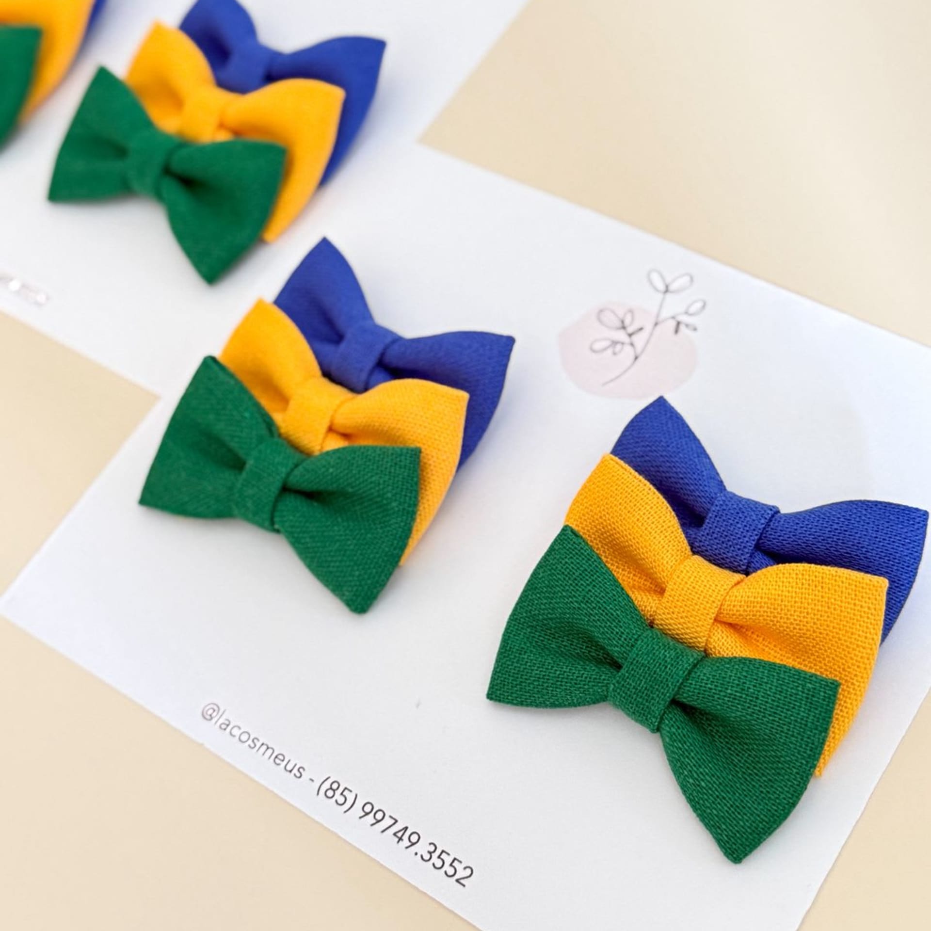 Kit Cores do Brasil — Trio Torcedor
