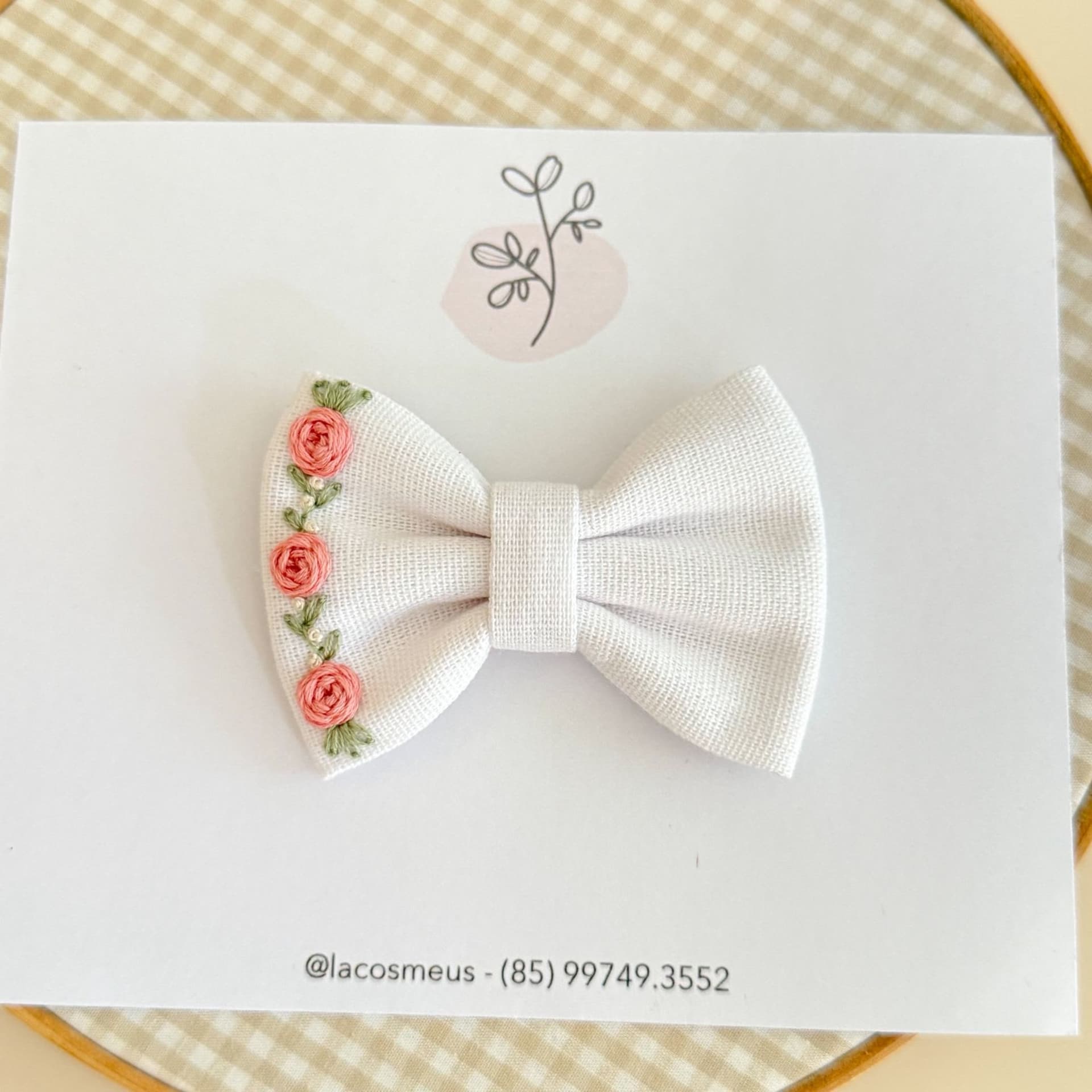 Laço Rosinhas - Imagem 1