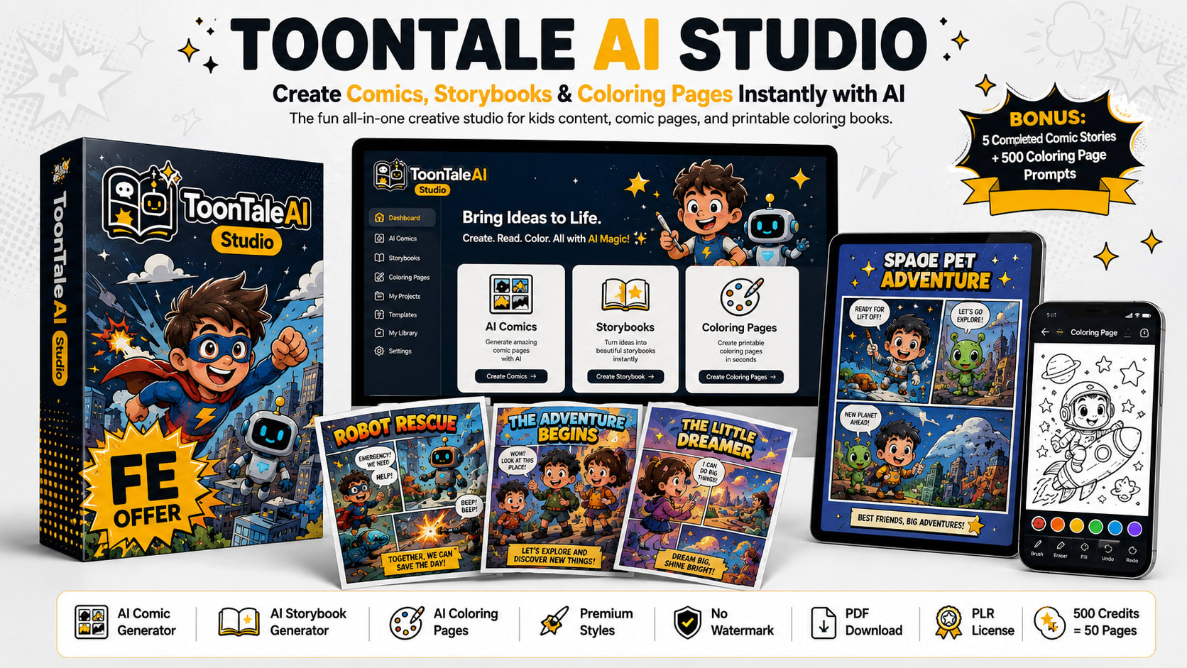 FE ToonTale AI Studio