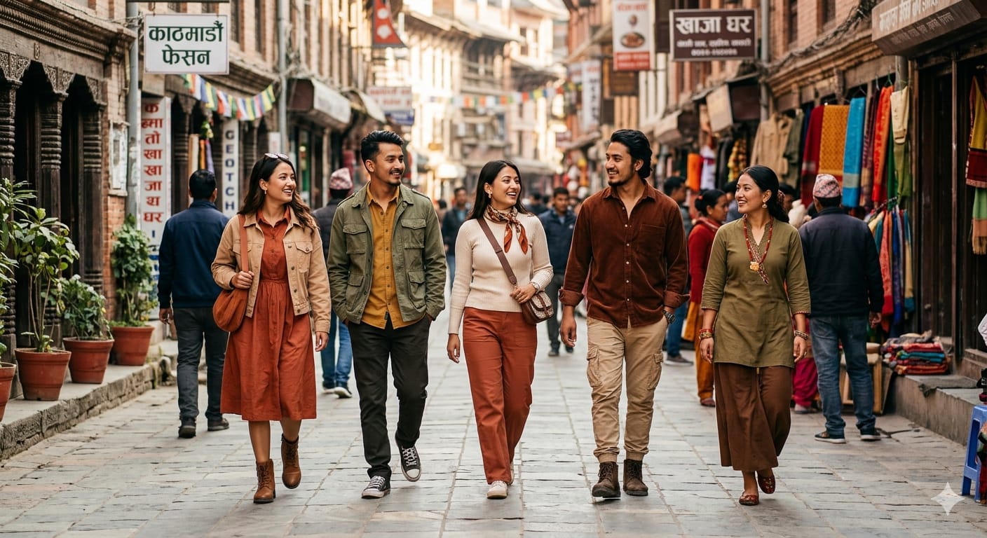 Trending: Earth Tones Are Taking Over Nepali Street Style in 2026