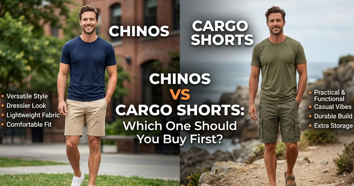 Chinos vs Cargo Shorts: Which One Should You Buy First?