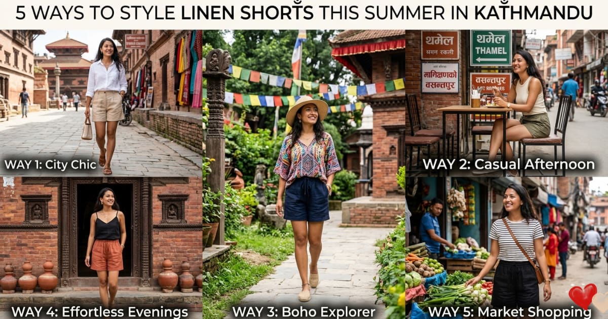5 Ways to Style Linen Shorts This Summer in Kathmandu