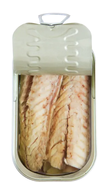 mackerel fillets in olive oil open