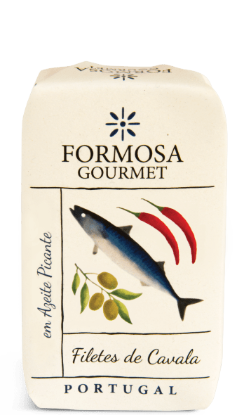 mackerel fillets in spicy olive oil