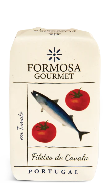 filetes de cavala em tomate