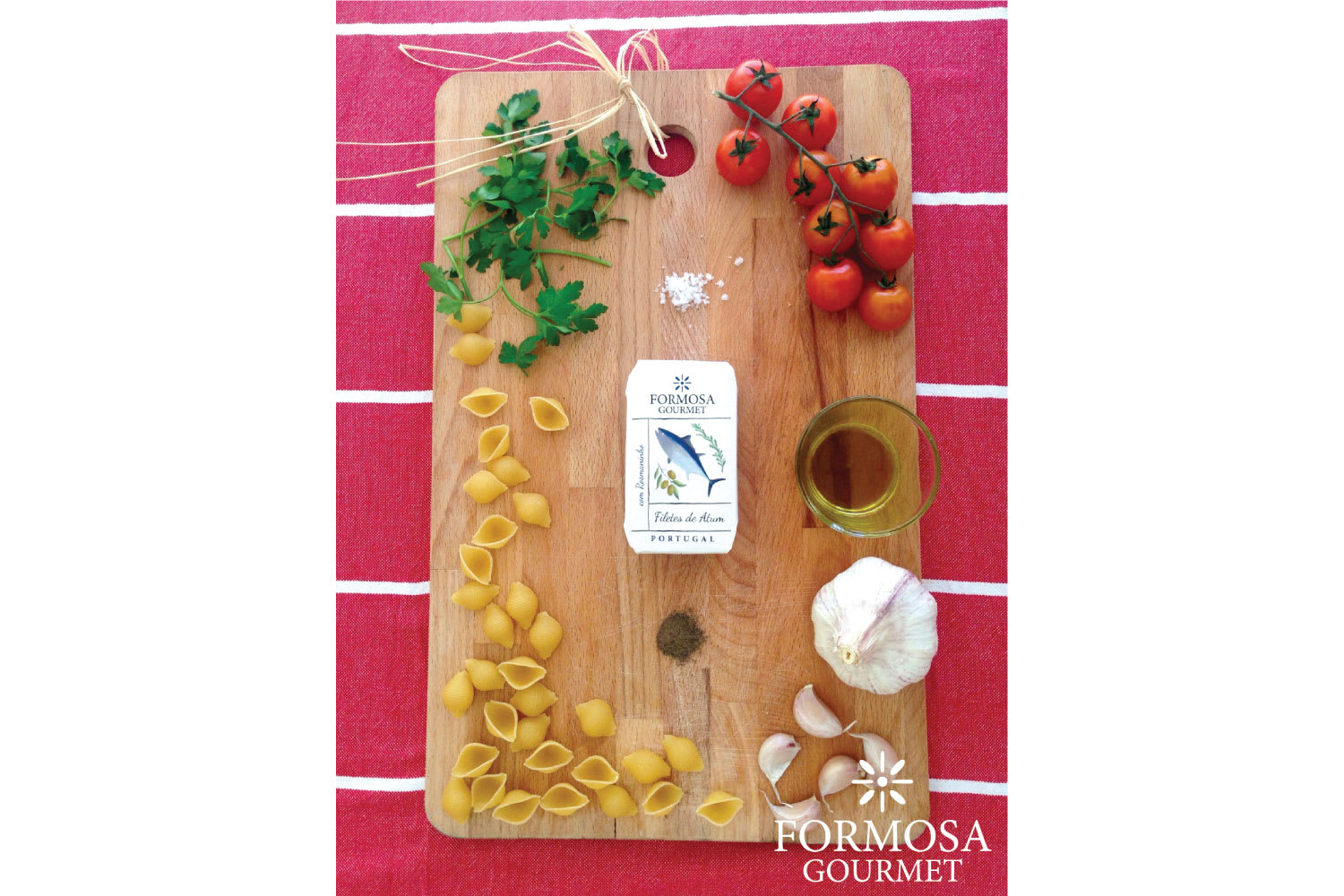 Massa de atum com rosmaninho