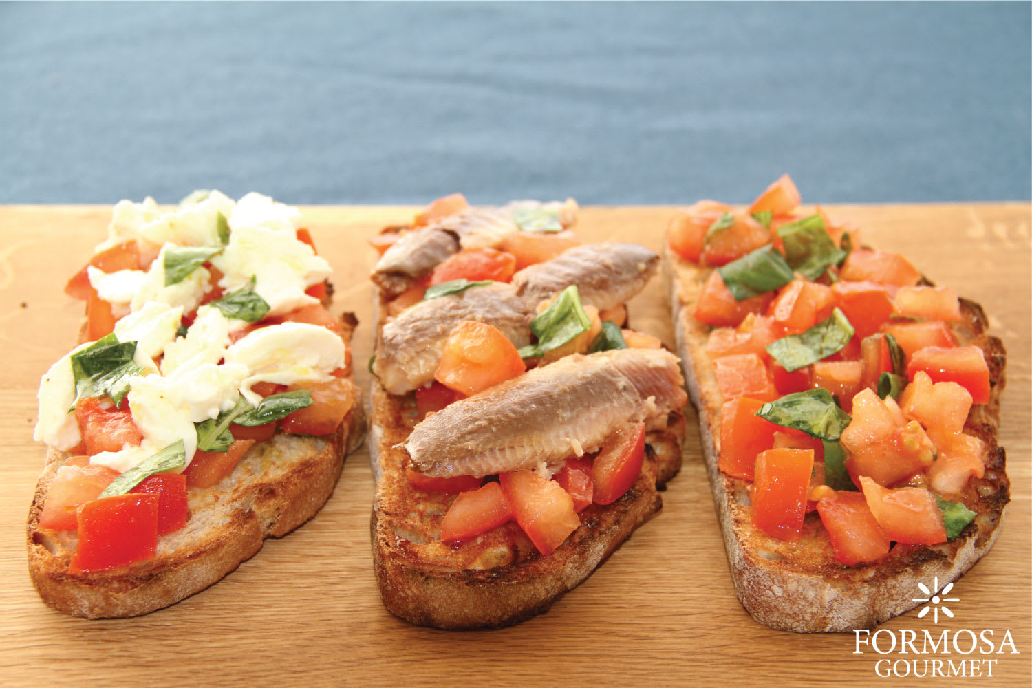 Sardine bruschetta
