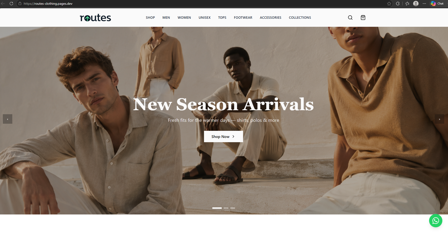 Clothing Website