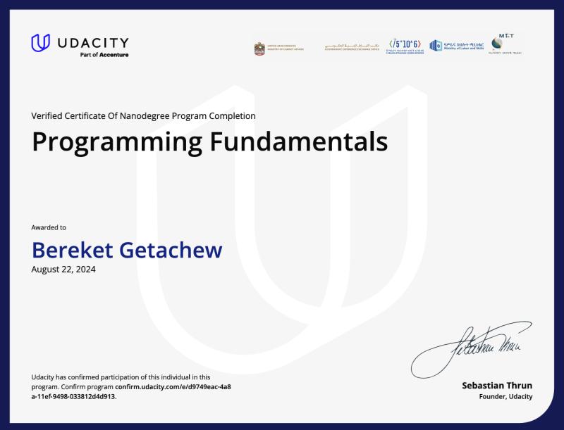 Programming Fundamentals