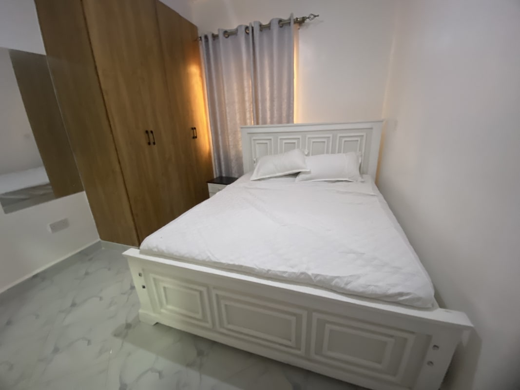 Master bedroom of Fully Furnished 3 Bedroom Bungalow to Let in Kitengela