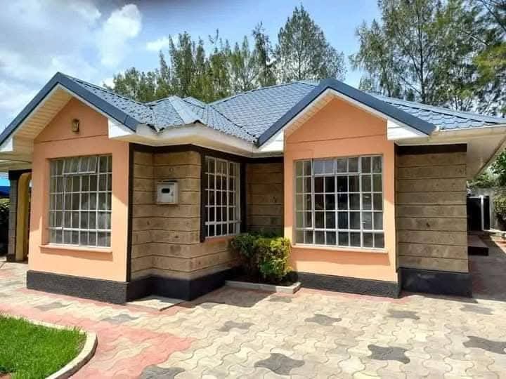 Living area of 3 Bedroom Bungalow to Let in Kitengela