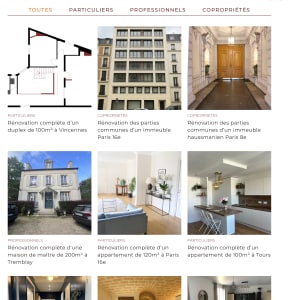 Liste des projets de rénovation ICOSA à Paris et en région parisienne.
