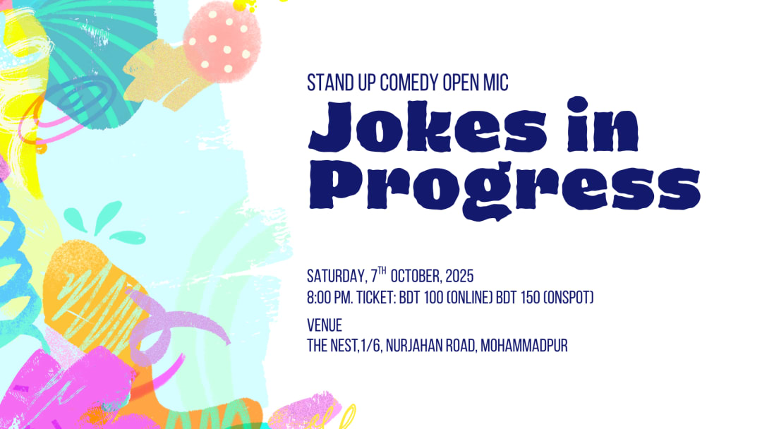 Cover photo for Jokes in Progress- 7 October