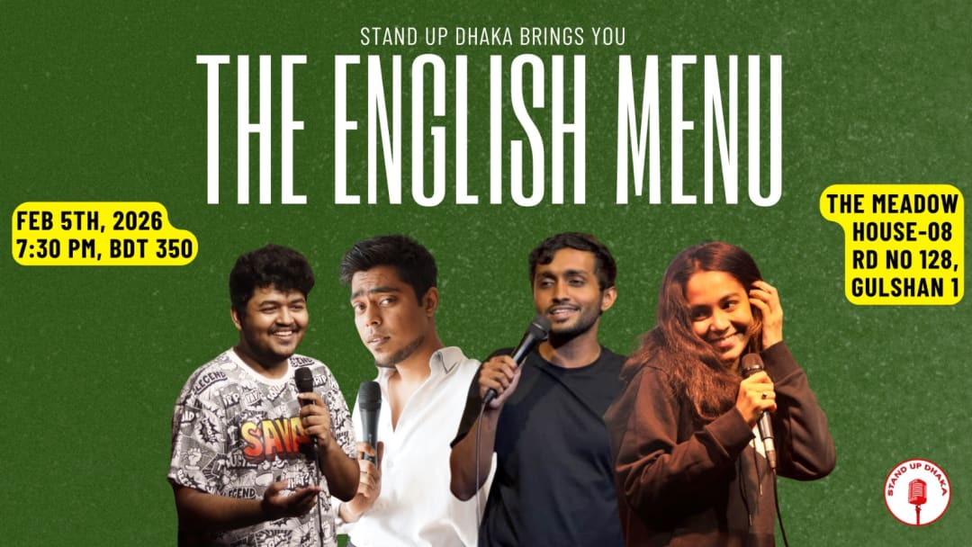 Cover photo for The English Menu - English Comedy Show