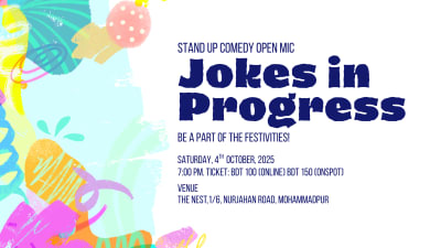Cover photo for Jokes in Progress- 4 October