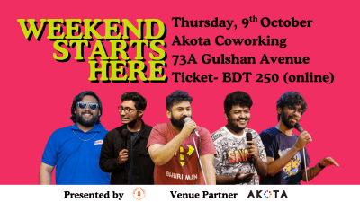 Cover photo for WEEKEND STARTS HERE 9th October