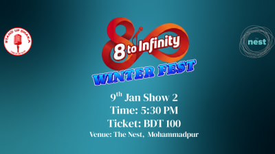 Cover photo for 8 to Infinity 9th Jan Show 2 Time: 5:30 PM