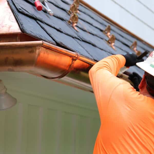 Copper Gutters by Baker Home Exteriors